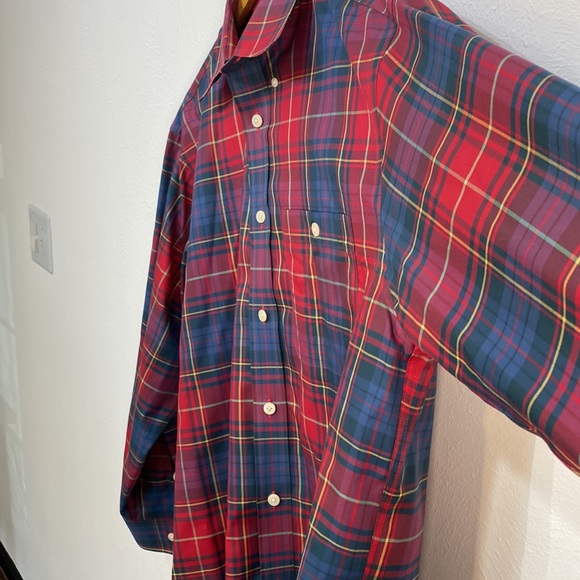 ORVIS Wrinkle Free Longsleeve Plaid Button shirt size Large - Picture 5 of 8